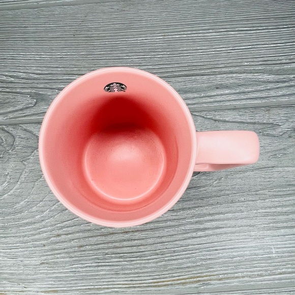Starbucks Textured/Speckled Pink Coffee Mug/Cup 2019 Matte 12oz Valentine’s Day - Picture 8 of 11